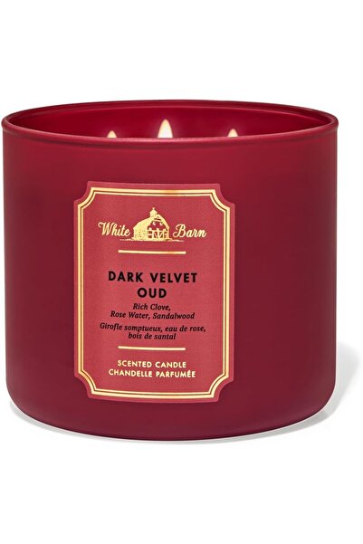Bath & Body Works Dark Velvet Oud Three-Wick Candle