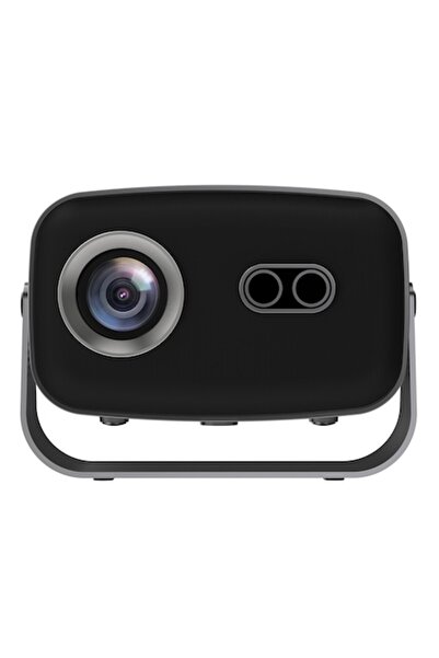zyteq V100 Portable Smart Projector, 300 ANSI Lumen, Android 12, 1080P, Wi‑Fi 6, Bluetooth, Black