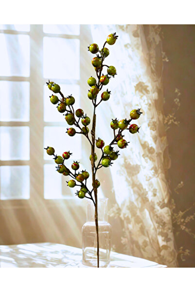 Home Yapay Yeşil Yemiş Kokina 1 Adet (4 dallı) 50 cm