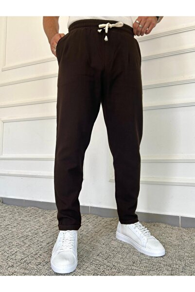 Beylerce Pleated Raw Linen Trousers