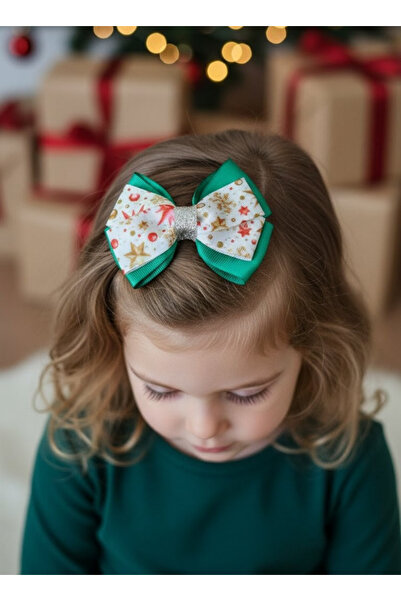 Toka Delisi Green Gold Red Patterned Christmas Brooch, Bow Brooch, Hand Made ...