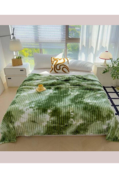 Truva Grup Cocolino Embossed Striped Blanket, 200x230 cm – Fluffy Blanket for...