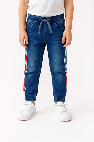 STITCH by MH Boys Denim Side Stripe Jogger