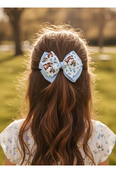 Toka Delisi Cataramă cu fundă cu panglică cu figurină de căprioară, panglică ...