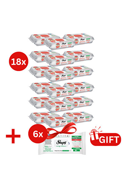 Sleepy PACHET PROMO: 18× Șervețele Easy Clean grapefruit 50 buc + 6× Șervețel...