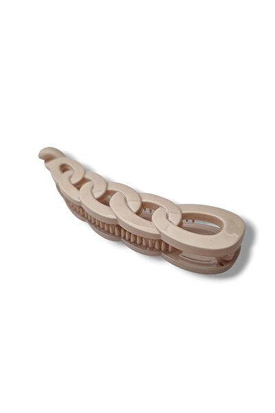 Osha Aksesuar Chain Model Beige Banana Buckle