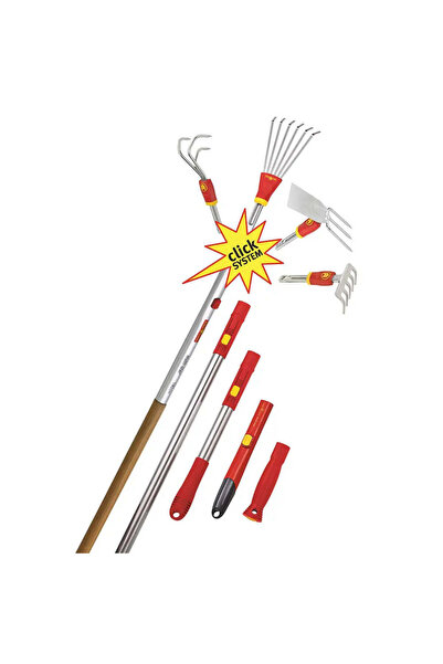 Wolf-Garten Multi-Star BW 25 M Corner Brush, Adjustable Angle