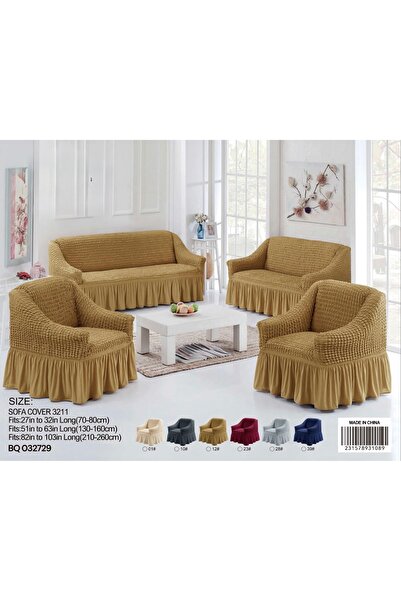 STAYILK DRESSES غطاء طقم كنب مرن فاخر