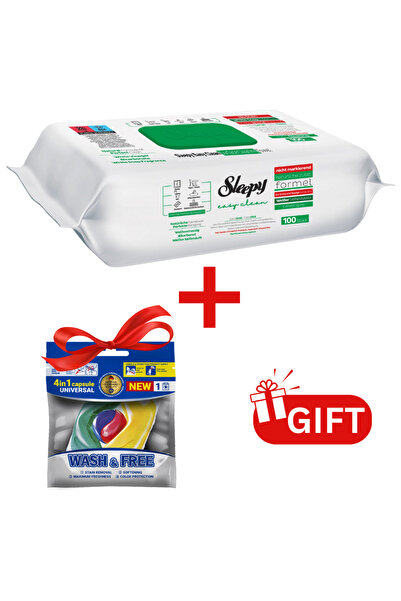 Sleepy PACHET PROMO: 1× Șervețele White Soap Additive 100 buc + 1× Capsule ru...