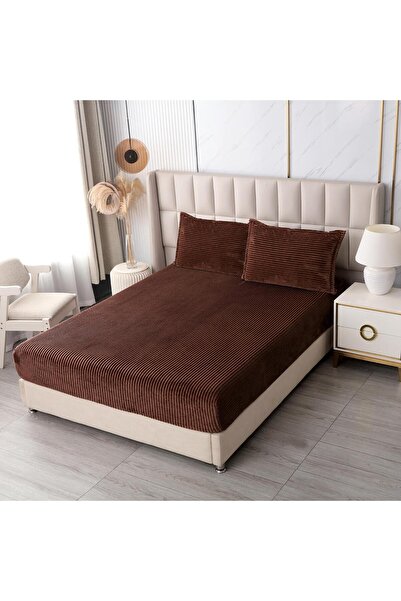 FANE Bed Cover with Elastic 160x200x20 cm + 2 Pillowcases 50x70 cm – Cocolino Material