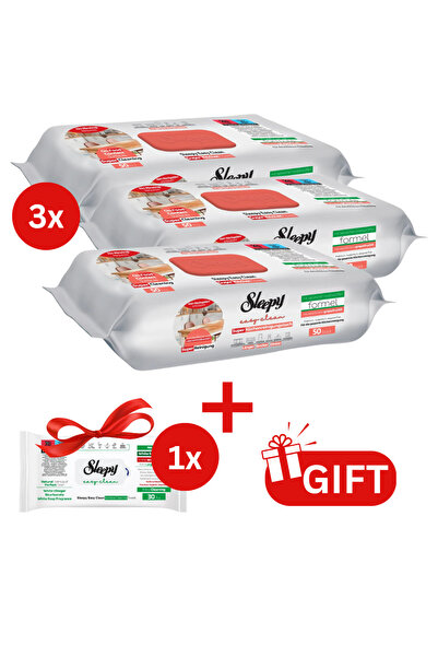 Sleepy PACHET PROMO: 3× Șervețele Easy Clean grapefruit 50 buc + 1× Șervețele...