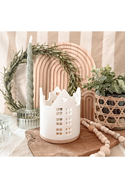 Ravenlab Dekoratif LED Mum – Pilli Yılbaşı Işıklı Mum, Alev Efektli Yeni Yıl ...