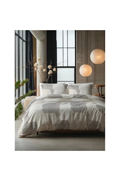 Sleeptime Dune Gray Bed Linen Set, 100% Cotton, 140x200/220 cm, Pillowcase 60x70 cm