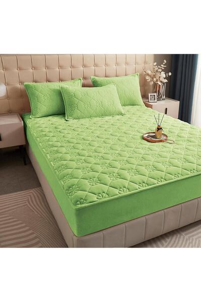 FANE Bed Cover with Elastic 160x200x20 cm + 2 Pillowcases 50x70 cm – Cocolino Material