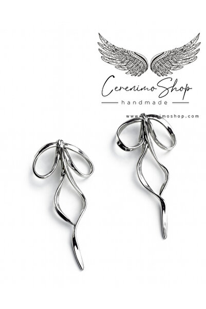 Cerenimo Shop Ribbon Design Earrings