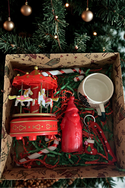 MUM Yılbaşı Hediye Kutusu Sevgiliye Arkadaşa Özel Hediyelik Eşya Yeni Yıl Sür...