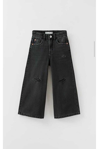 lumobella kıds General Brands Girls' Denim Wide Leg Jeans Ripped (Adjustable Waist) Extreme Wideleg Jeans