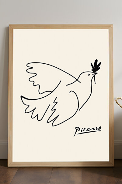 Duvarda Αφίσα με φυσικό ξύλινο πλαίσιο του Πάμπλο Πικάσο, διακοσμητική καλλιτ...