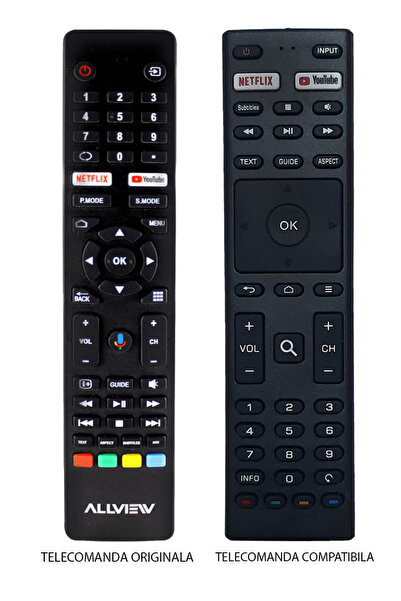 OEM Telecomanda compatibila TV Allview 50ePLAY6100-U 43ePLAY6100-U IR 1140 (397-1)