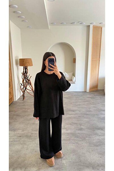 ALVOR Triko Kumaş Kazak Pantolon Takim