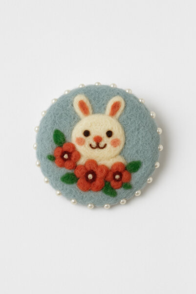 iğne izi زينة تاج على شكل دبوس مصنوعة يدويًا من الفيلق – إكسسوار لطيف من الفي...