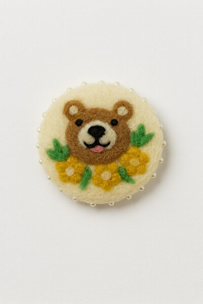 iğne izi Ръчно изработена фигурка от филц, брошка, фиба за коса, украшение за...