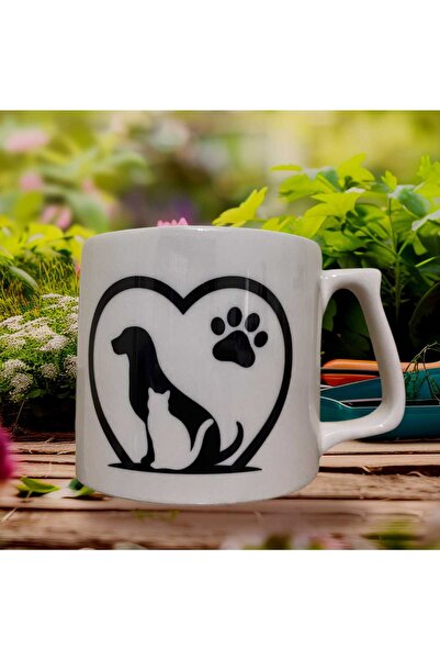 GameFruy Cat Dog Themed Double Sided Printed Mugs - Ceramic Tea, Coffee Gift Cup