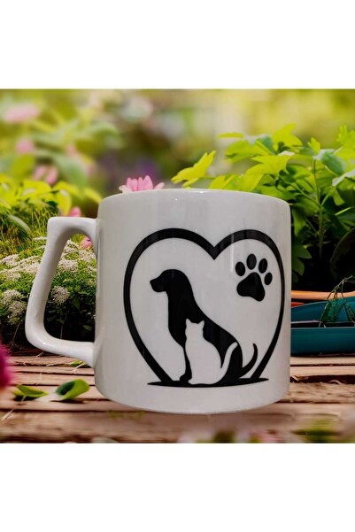 GameFruy Cat Dog Themed Double Sided Printed Mugs - Ceramic Tea, Coffee Gift Cup