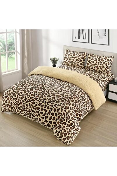 Lenjeria Familiei Tale Cocolino 4-Piece Underwear Set with Fur and Elastic – Leopard Pattern