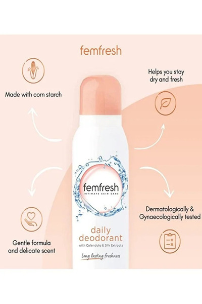 Femfresh Genital Deodorant - Feminine Deodorant Fresh 125ml
