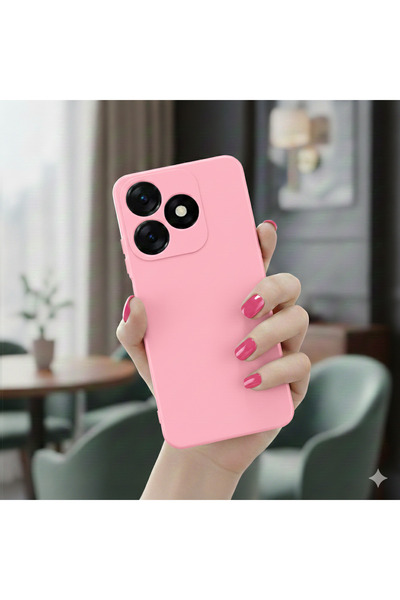 Hatreds Tecno Spark 10 4G Kılıf Kamera Koruma Çıkıntılı İçi Kadife Soft Renkl...