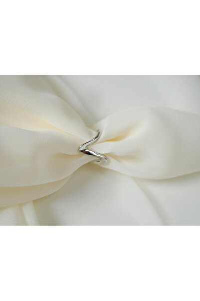 ATELİER TUĞBA خاتم YZK127 KIVRIMLI MİNİMAL SERÇE قابل للتعديل