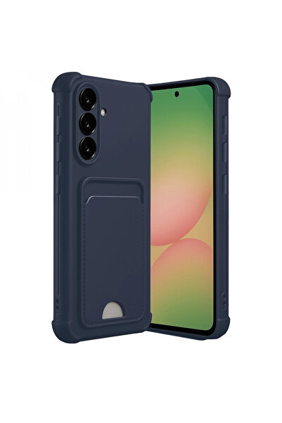 FREEDOM STOREE حافظة سامسونج جالاكسي A36 من السيليكون مع بطاقة عمل كلفن - أزر...