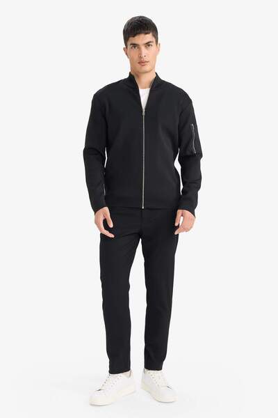 DeFacto Standard Fit Turtleneck Knitwear Cardigan F7641Ax25Wn