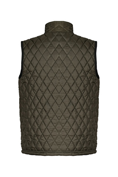 HAMİTOGULLARI Khaki Reversible Zippered Vest