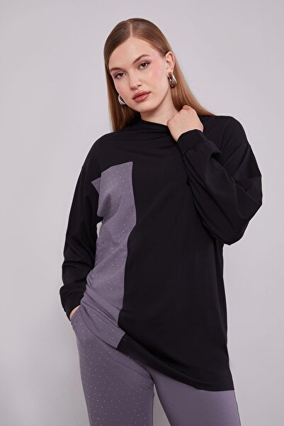 Levidor Black Clover Pattern Detailed Double Suit