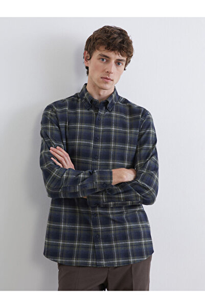 LC Waikiki Ανδρικό καρό πουκάμισο με κανονική εφαρμογή