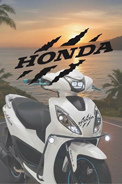 Yalıgraf Reklam Tabela Honda Motor Sticker Dio,Spacy,Activa vb. Scooter Sticker
