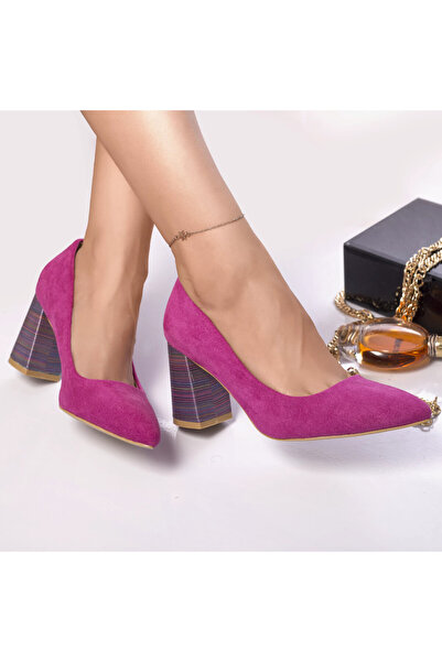 Botinelli Shully heeled shoes, fuschia suede, 40