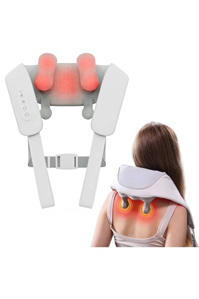 HYX جهاز تدليك شياتسو لاسلكي 6D عميق للأنسجة للرقبة والكتفين مع حرارة وذاكرة ...