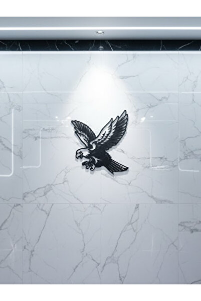 Leerybee Kartal Figürü Duvar Dekoru 3d Print 20x20 Cm
