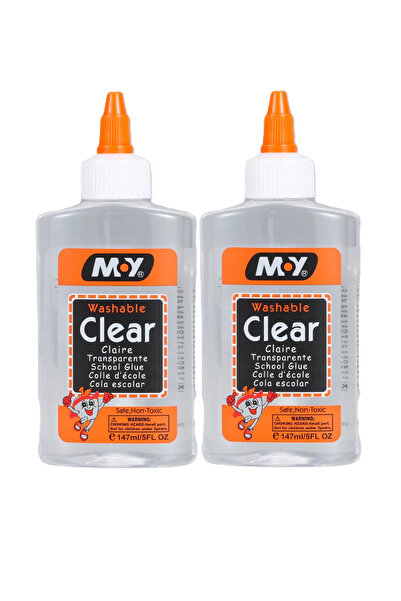 MY غراء مدرسي سائل شفاف، غراء سلايم وحرفي | قابل للغسل