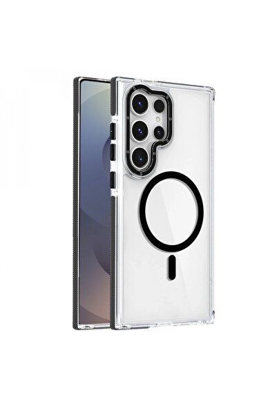 ceppark غطاء جوكو سامسونج جالاكسي إس 25 ألترا بيلا ماجسيف - أسود