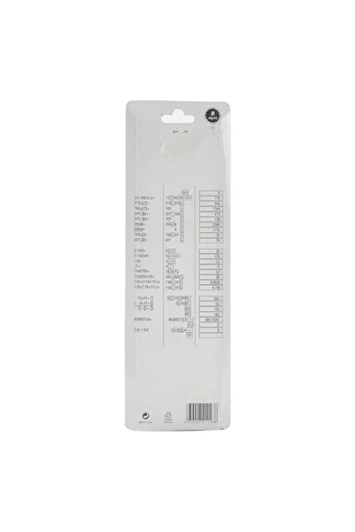 BASIC Student Calculator Ruler, 20 cm Length, Digital Display, Functions