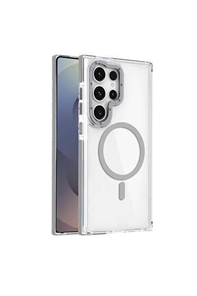 ceppark غطاء جوكو سامسونج جالاكسي إس 25 ألترا بيلا ماج سيف - رمادي