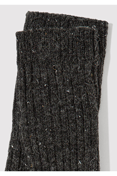 Mavi Wool Blend Gray Boot Socks 1913569-88035