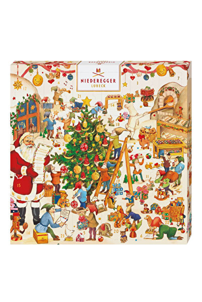 NIEDEREGGER Mini Gnome Workshop Advent Calendar with Chocolate