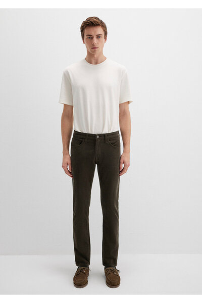 Mavi Παντελόνι Marcus Dark Green Velvet 0035191109