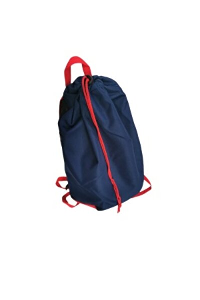 G Golden Case Drawstring Backpack with Side Pocket, 600D Polyester, 44 x 26 x 13 cm, Navy-Red