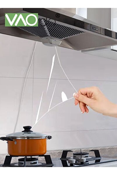 VAODO ملصقات حائط شفافة مقاومة للزيت، ورق حائط، واقي حائط شفاف مقاوم للماء